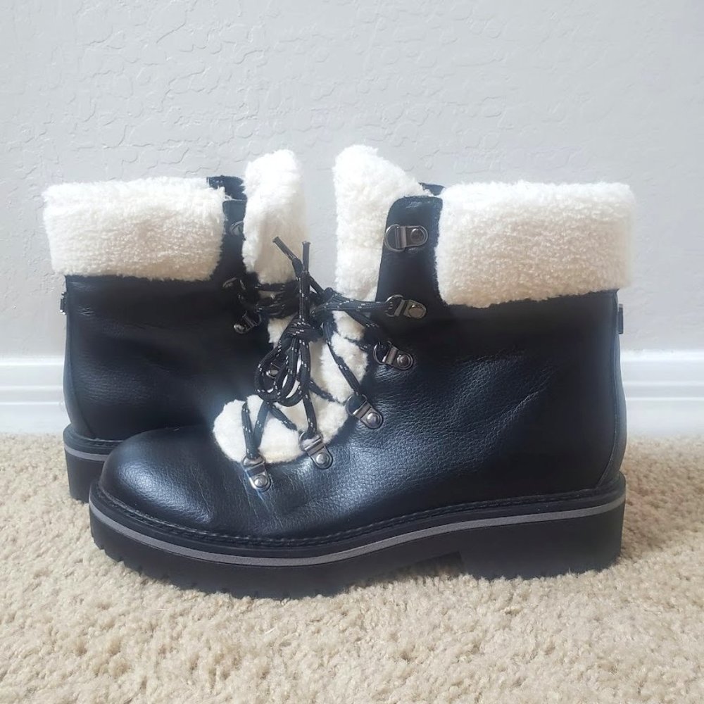 Ron 2 Tommy Hilfiger Combat Boot with Faux Fur